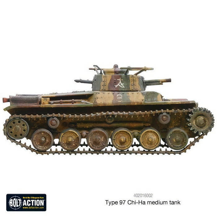 Japanese Type 97 Chi-Ha Medium Tank - Bolt Action - RedQueen.mx