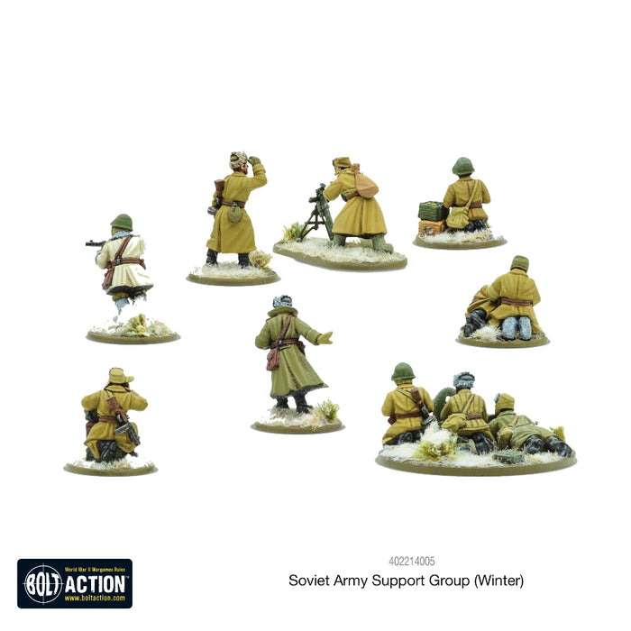 Soviet Army (Winter) Support Group - Bolt Action - RedQueen.mx