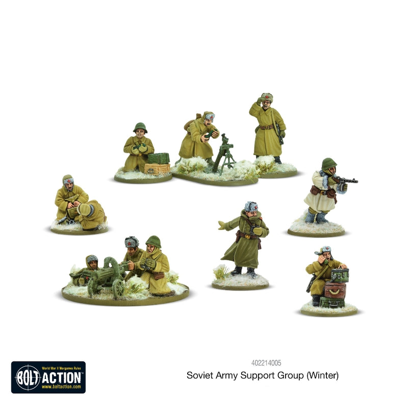 Soviet Army (Winter) Support Group - Bolt Action - RedQueen.mx