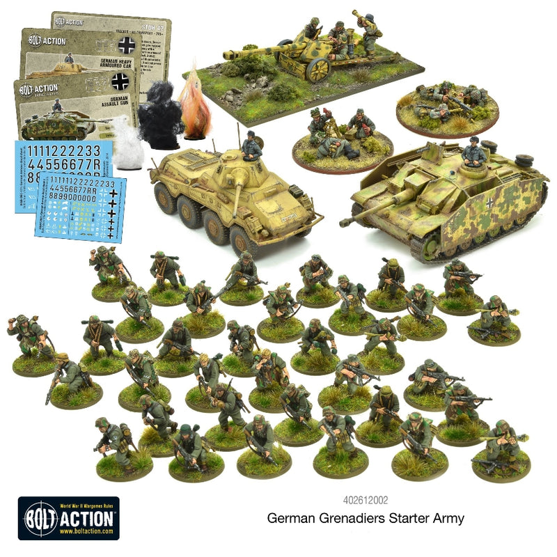 German Grenadiers Starter Army - Bolt Action - RedQueen.mx