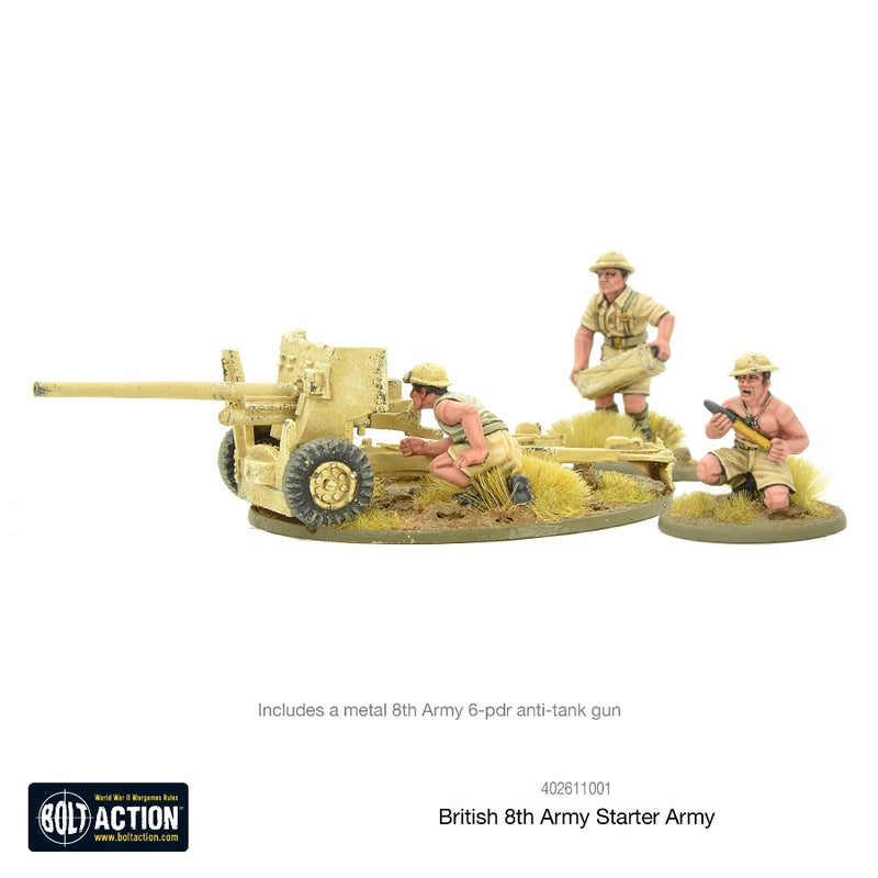 British 8th Army Starter Army - Bolt Action - RedQueen.mx