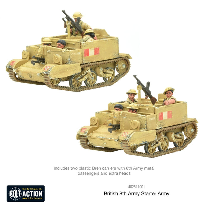 British 8th Army Starter Army - Bolt Action - RedQueen.mx