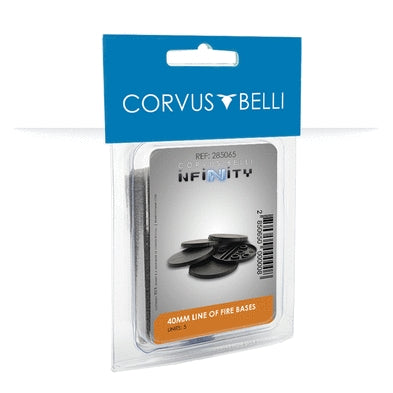 40mm Line of Fire Bases - Infinity Accessories - RedQueen.mx