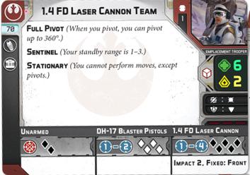 1.4 FD Laser Cannon Team - Legion Unit Expansion - RedQueen.mx