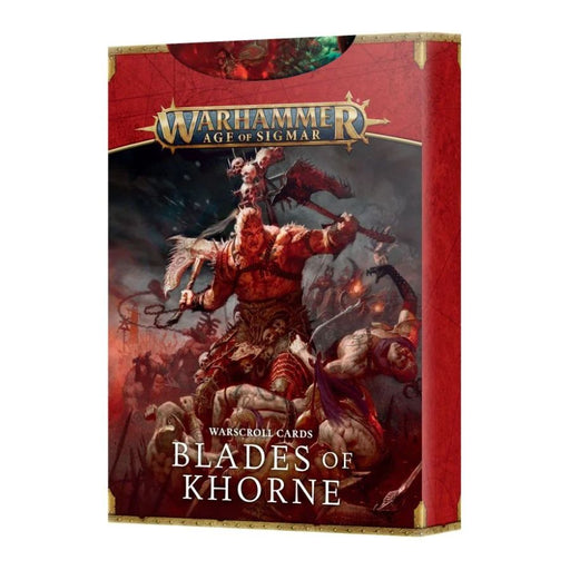 Blades of Khorne Warscroll Cards 2023 (Español) - WH Age of Sigmar - RedQueen.mx
