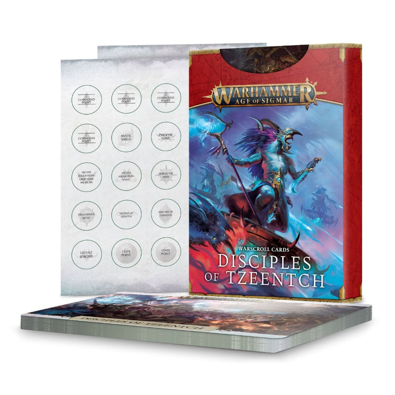 Disciples of Tzeentch Warscroll Cards 2022 (Español) - WH Age of Sigmar - RedQueen.mx
