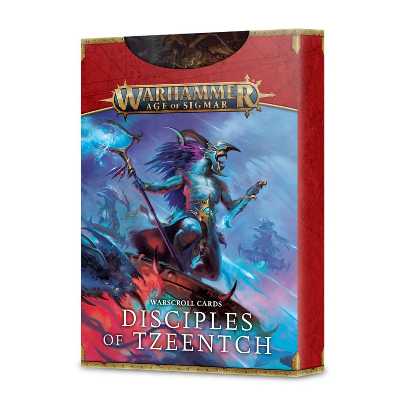 Disciples of Tzeentch Warscroll Cards 2022 (Español) - WH Age of Sigmar - RedQueen.mx