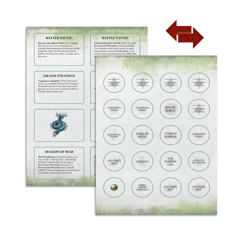 Sylvaneth Warscroll Cards 2022 (English) - WH Age of Sigmar - RedQueen.mx