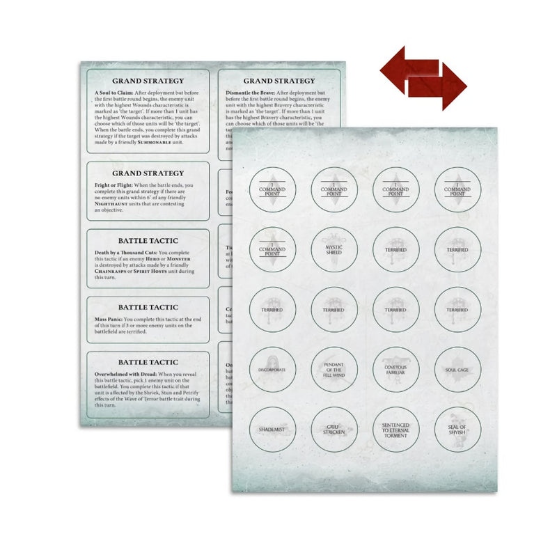 Nighthaunt Warscroll Cards 2022 (English) - WH Age of Sigmar - RedQueen.mx