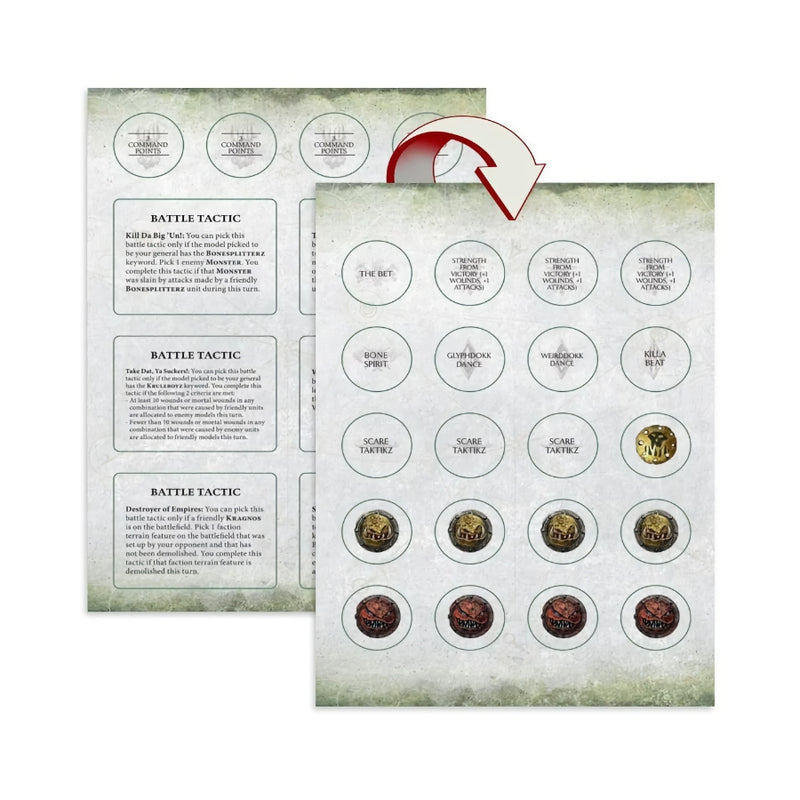 Orruk Warclans Warscroll Cards 2021 (English) - WH Age of Sigmar - RedQueen.mx