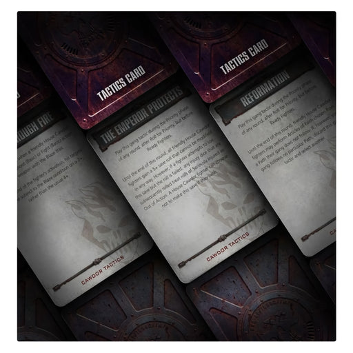 Cawdor Gang Tactics Cards (English) - Necromunda - RedQueen.mx