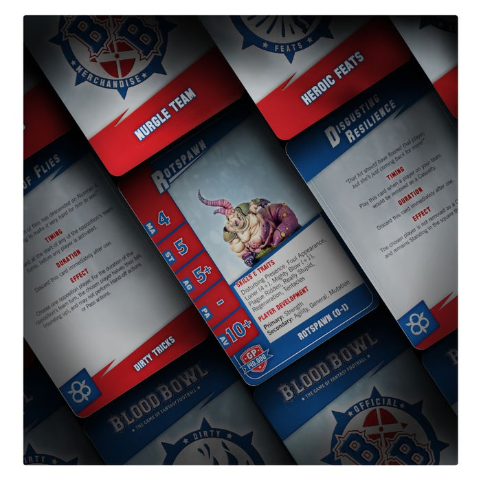 Nurgle Team Card Pack (English) – Blood Bowl Accessories - RedQueen.mx