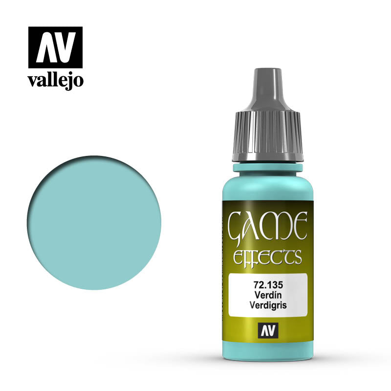 72.135 Verdigris  (17ml) - Vallejo: Game Effects - RedQueen.mx