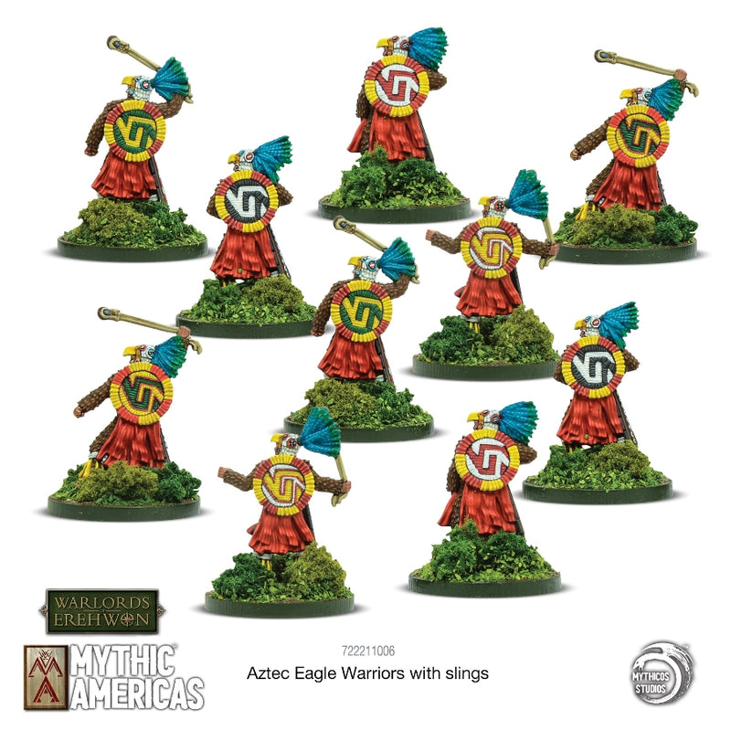 Aztecs: Eagle Warrior Slingers - Mythic Americas - RedQueen.mx