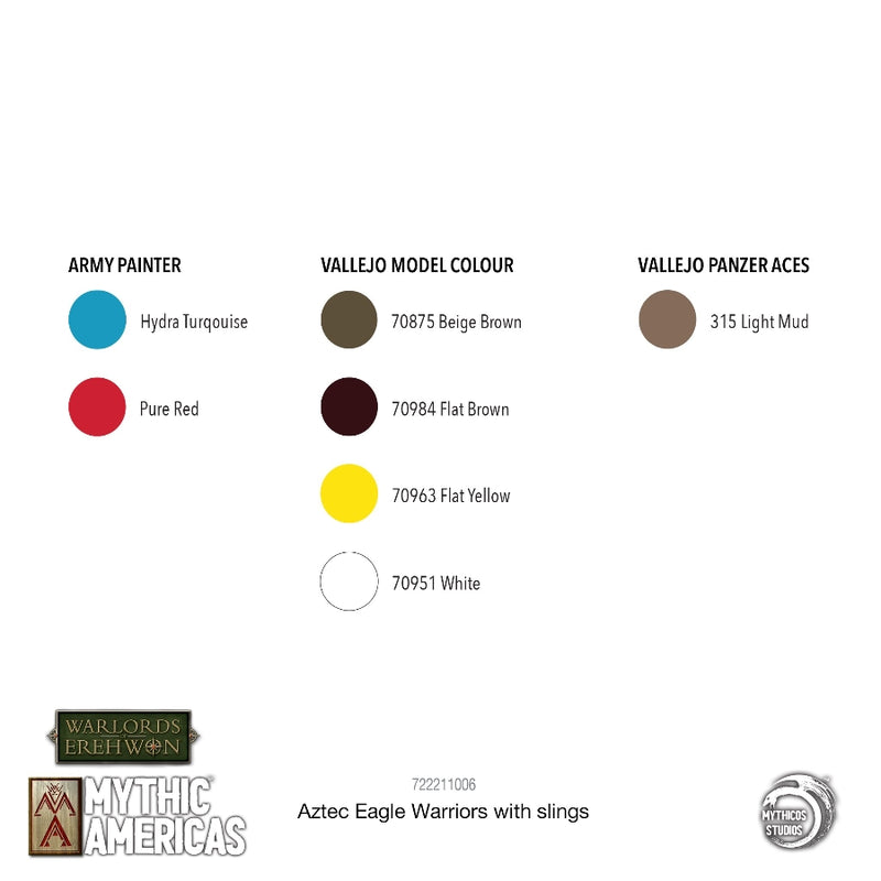 Aztecs: Eagle Warrior Slingers - Mythic Americas - RedQueen.mx