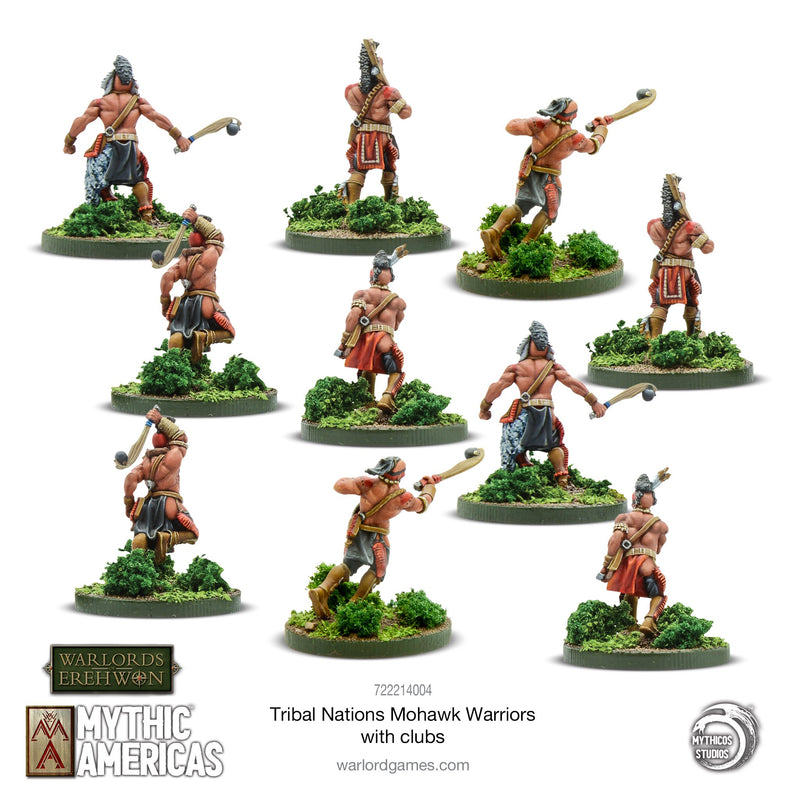 Tribal Nations: Mohawk Warriors with Clubs - Mythic Americas - RedQueen.mx