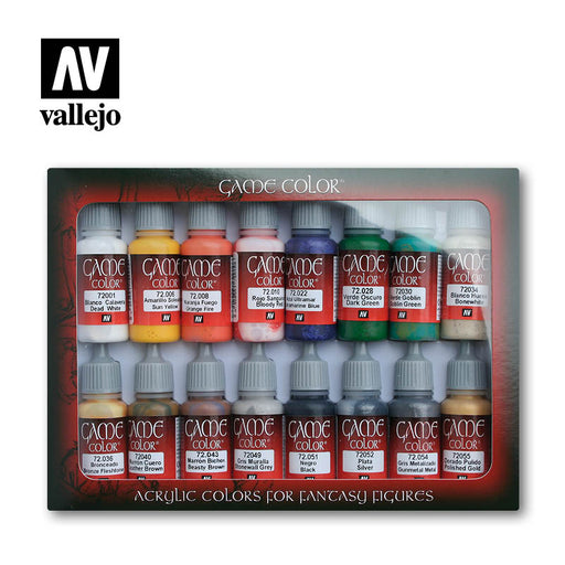 72.299 Introduction (16x 17ml) - Vallejo: Paint Set - RedQueen.mx