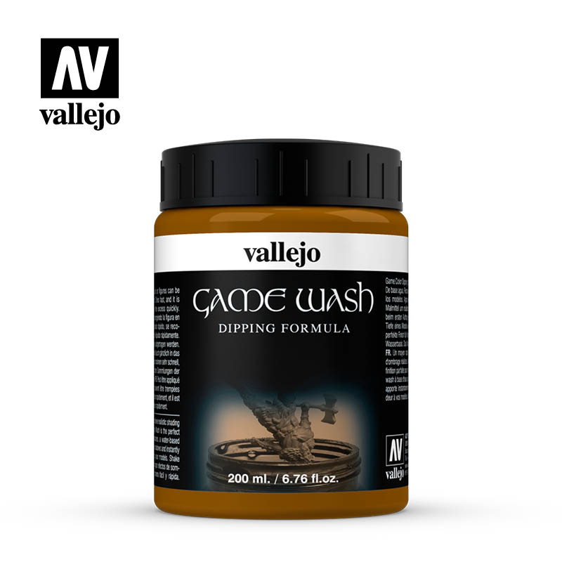 73.300 Sepia Wash (200ml) - Vallejo: Game Wash - RedQueen.mx