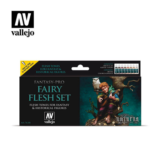 74.101 Fairy Flesh (8x 17ml) - Vallejo: Paint Set - RedQueen.mx