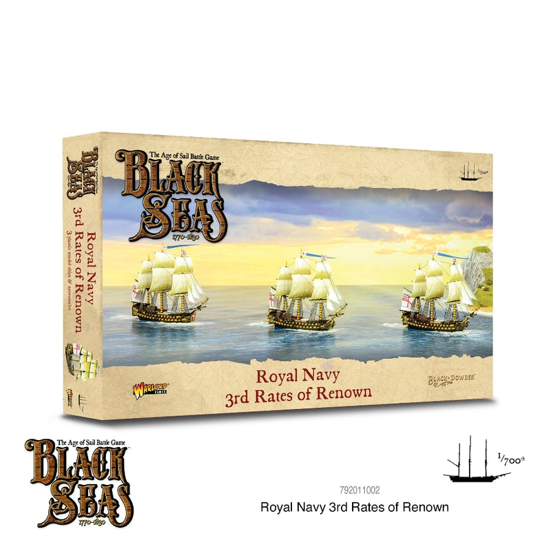 Royal Navy 3rd Rates of Renown - Black Seas - RedQueen.mx