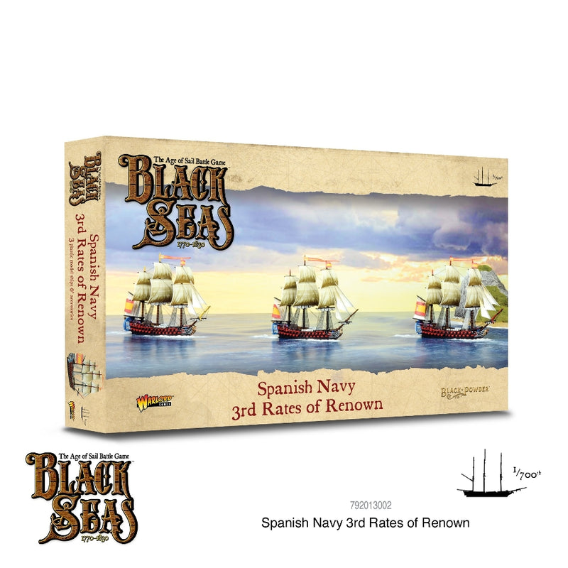 Spanish Navy 3rd Rates of Renown - Black Seas - RedQueen.mx
