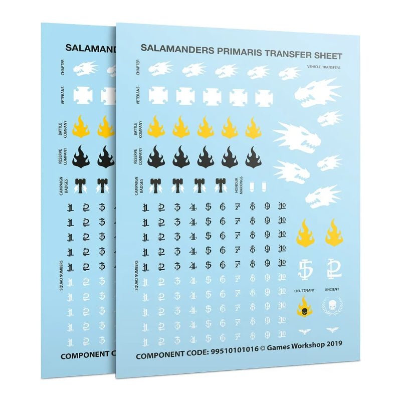 Salamanders Primaris Upgrades - WH40k: Space Marines - RedQueen.mx