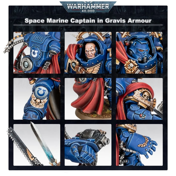 Captain in Gravis Armour - WH40k: Space Marines - RedQueen.mx