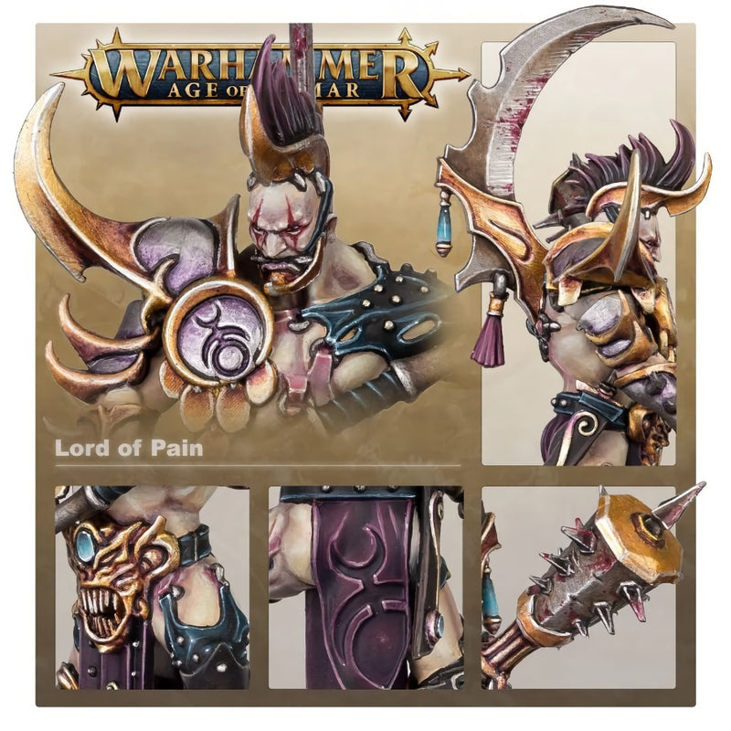 Lord of Pain - WH Age of Sigmar: Hedonites of Slaanesh - RedQueen.mx