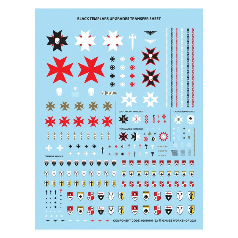 Black Templars: Upgrades and Transfers - WH40k: Space Marines - RedQueen.mx