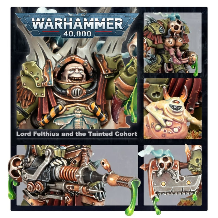 Lord Felthius and the Tainted Cohort (Web Exclusive) - WH40k: Death Guard - RedQueen.mx