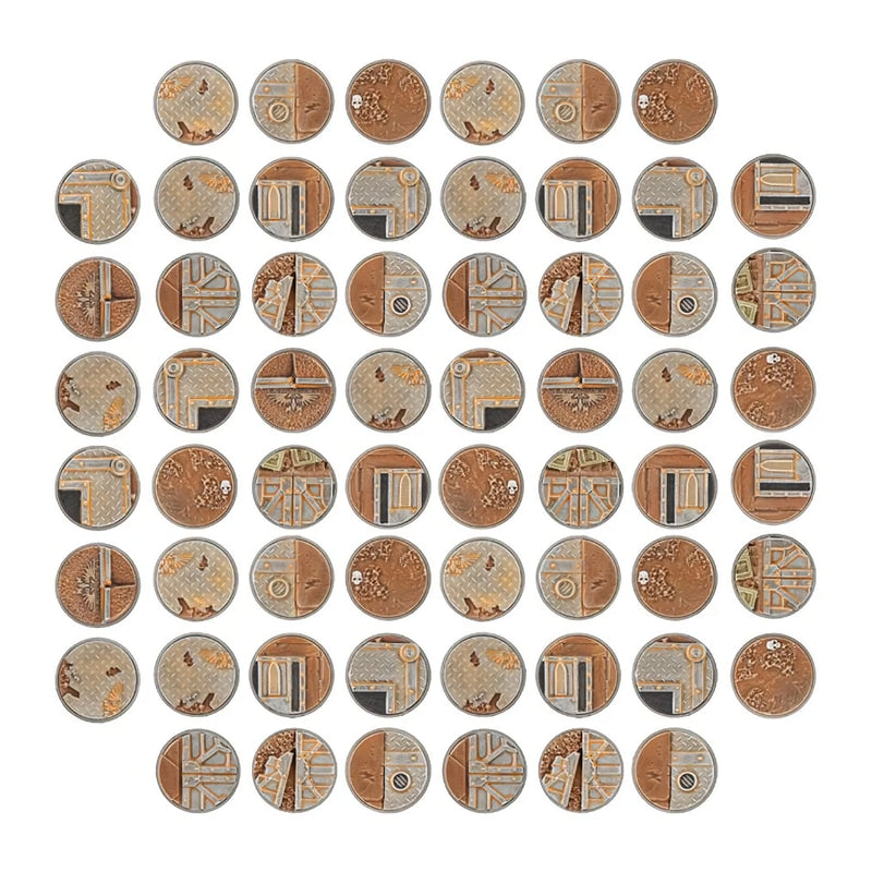 Sector Imperialis 32mm Round Bases (60x) - Citadel: Bases - RedQueen.mx