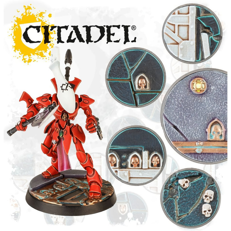 Sector Imperialis 25mm & 40mm Round Bases (60x) - Citadel: Bases - RedQueen.mx