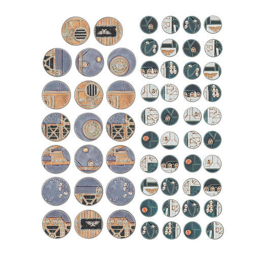 Sector Imperialis 25mm & 40mm Round Bases (60x) - Citadel: Bases - RedQueen.mx