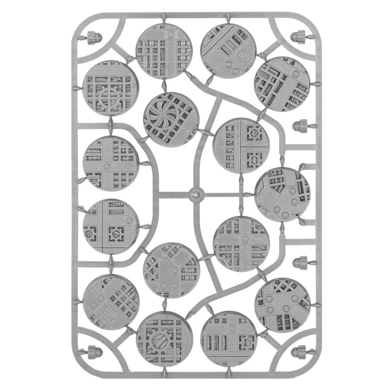 Sector Mechanicus Industrial Round Bases (32mm, 40mm & 65mm) (52x) - Citadel: Bases - RedQueen.mx