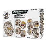 Sector Mechanicus Industrial Round Bases (32mm, 40mm & 65mm) (52x) - Citadel: Bases - RedQueen.mx