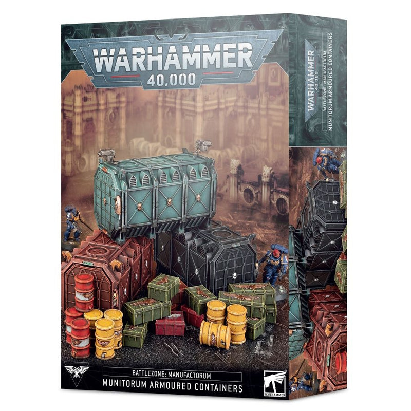 Munitorum Armoured Containers - WH40k: Battlezone - RedQueen.mx