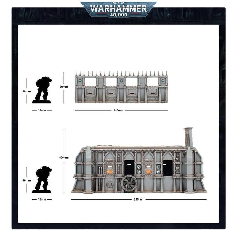 Fronteris: STC Hab-Bunker & Stockades - WH40k: Battlezone - RedQueen.mx