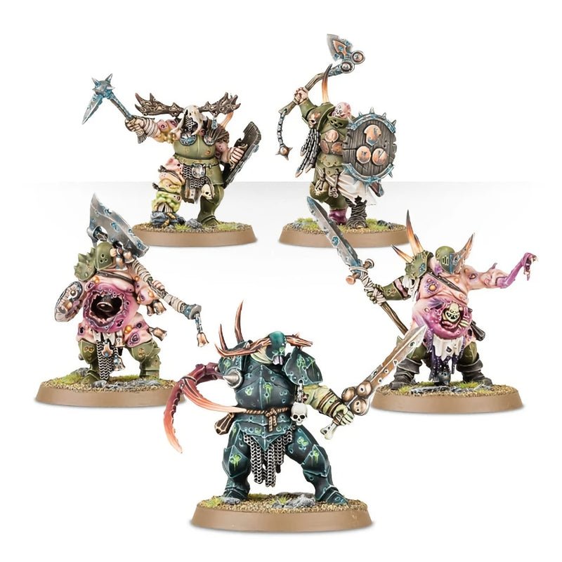 Putrid Blightkings - WH Age of Sigmar: Maggotkin of Nurgle - RedQueen.mx
