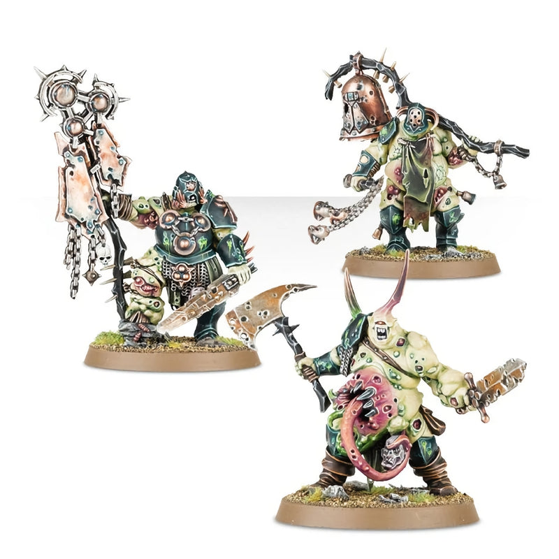 Putrid Blightkings - WH Age of Sigmar: Maggotkin of Nurgle - RedQueen.mx