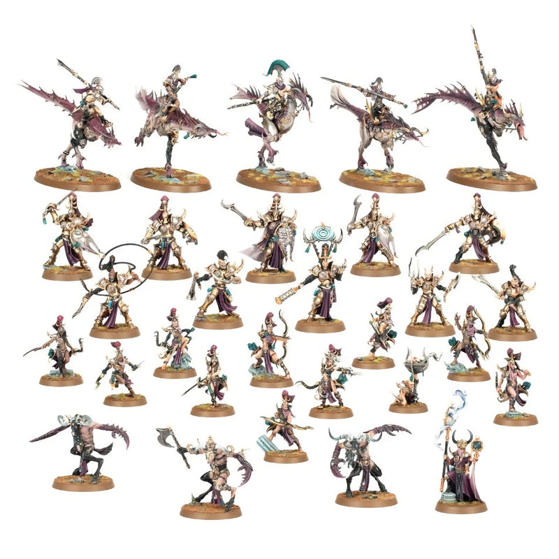 Hedonites of Slaanesh: Sybarite Blade-carnival - WH Age of Sigmar: Battleforce - RedQueen.mx