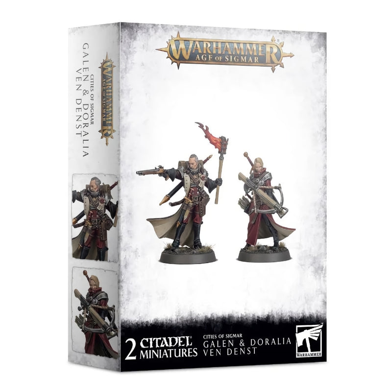 Galen and Doralia ven Denst - WH Age of Sigmar: Cities of Sigmar - RedQueen.mx