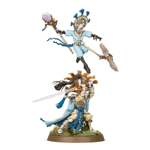 Ellania and Ellathor, Eclipsian Warsages (Web Exclusive) - WH Age of Sigmar: Lumineth Realm-lords - RedQueen.mx