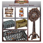 Zone Mortalis: Underhive Market - Necromunda - RedQueen.mx
