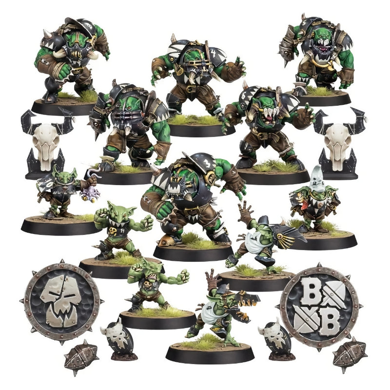 Black Orc Team: The Thunder Valley Greenskins – Blood Bowl - RedQueen.mx