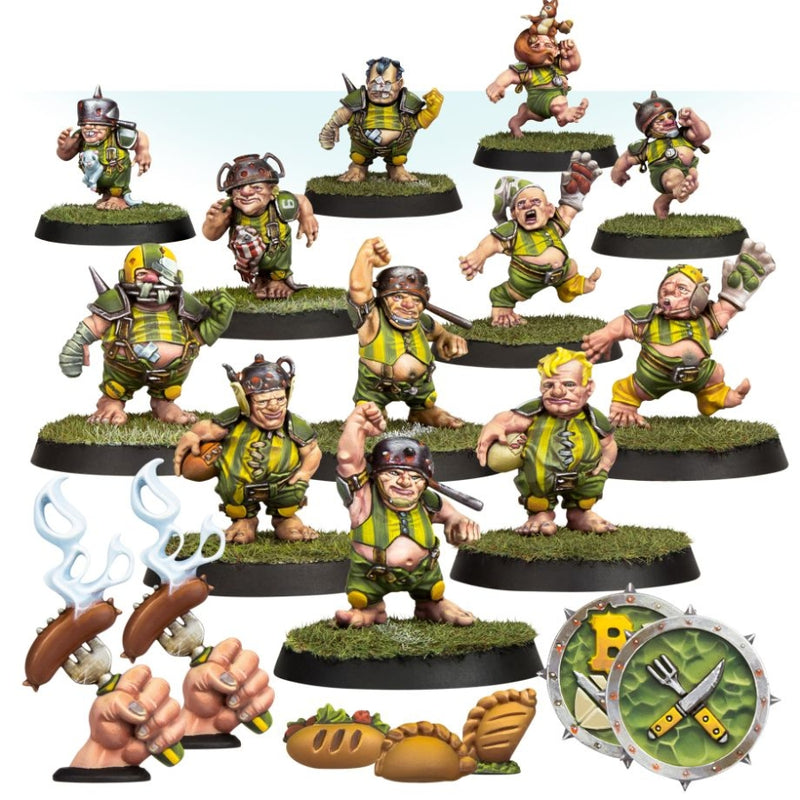 The Greenfield Grasshuggers - Blood Bowl: Halfling Team - RedQueen.mx