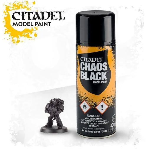 Chaos Black - Citadel Spray Primer - RedQueen.mx