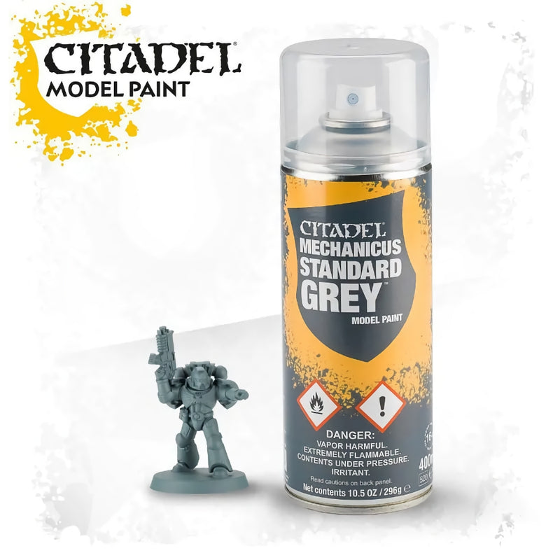 Mechanicus Standard Grey - Citadel Spray Primer - RedQueen.mx