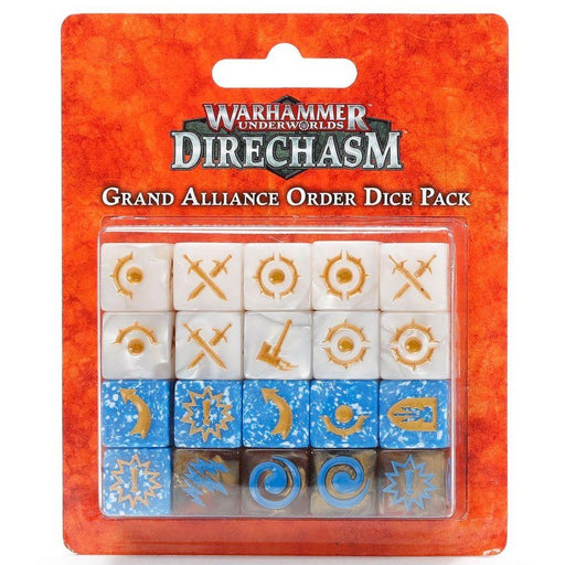 Grand Alliance Order Dice Pack (LE) - WH Underworlds: Direchasm - RedQueen.mx