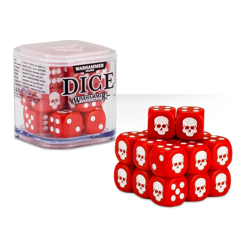 Warhammer Dice Cube Red (12mm) - Citadel Accessories - RedQueen.mx