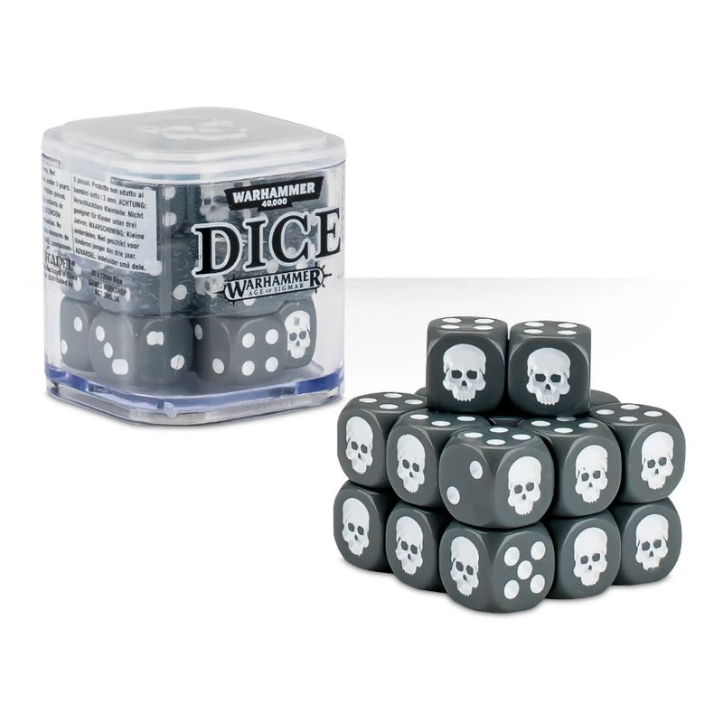 Warhammer Dice Cube Grey (12mm) - Citadel Accessories - RedQueen.mx